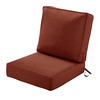 Classic Accessories Montlake FadeSafe Patio Lounge Chair Cushion Set, 23 x 45 Inch, Heather Henna 62-103-016603-SET